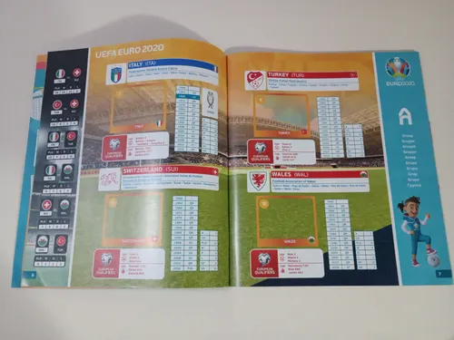 Álbum Euro 2020. Tournament Edition (vacío). Versión Europea