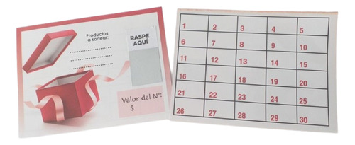 Raspaditas Para Sorteos X 25 Unidades