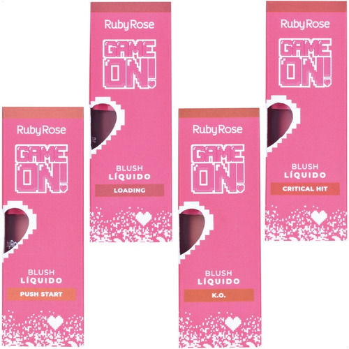Imagem 10 de 10 de Blush Líquido Game On Ruby Rose