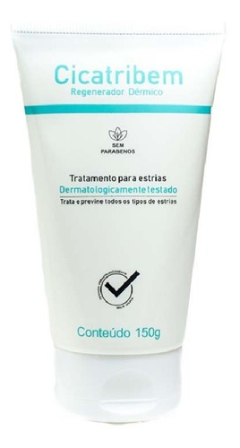 Imagem 2 de 7 de Tira Estrias Cicatribem Creme 150g Com Nota Fiscal Chega Já