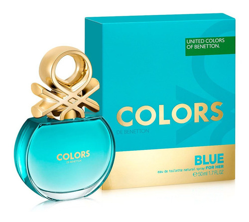 Benetton Colors Blue Woman Edt 50 Ml