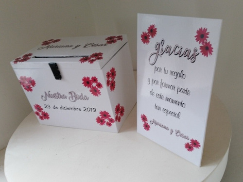 Imagen 7 de 10 de Urna Regalos Buzon Especial Bodas/ Casamientos