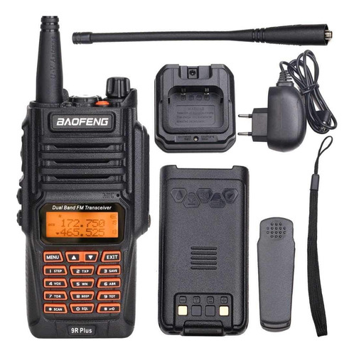 Radio Comunicador 10w Longo Alcance Dual Band A Prova Dágua
