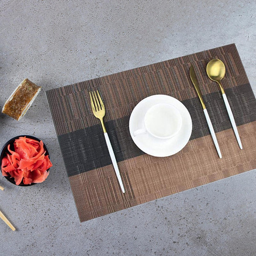 Mantel Individual Rectangular Para Cocina, Tapete Tejido