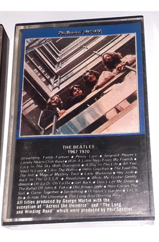 The Beatles 1967-1970 (album Azul) Cassette Importado De Usa