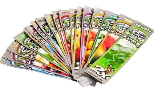Papeles Para Cigarrillo Blunt Wrap Blunt Double Platinum Color Marrón De 1 X 2 U