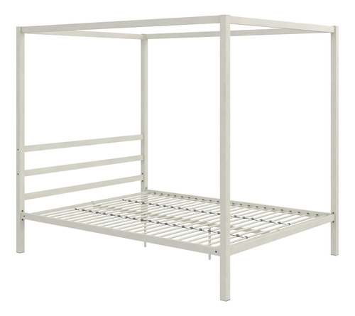 Exclusiva Cama Minimalista Queen Dhp Canopy Blanca