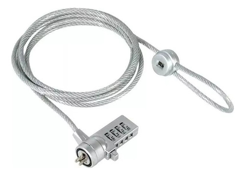 Cable Seguridad Antirobo Boqueo Combinación Dígitos Portátil