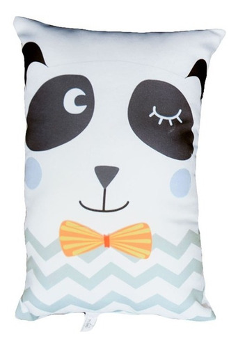 Almohada Bebe Cuna Cochecito Deco Estampada Caritas Mibes