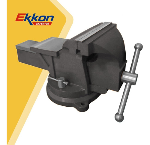 Morsa De Banco Giratoria Kommberg Con Yunque 3 PLG 7.5 Cm