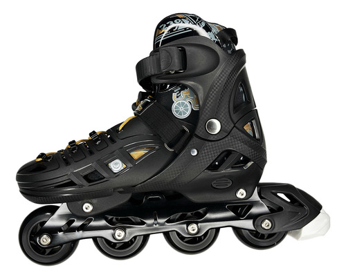 Patines Linea Ajustable Fitness Nd +mochila+casco+proteccion