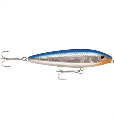 Currican Pesca Rapala Skitter Walk Anzuelo Sonajero Color Sw-8/blue Mullet