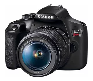 Camara Canon Eos Rebel T7 18-55mm, Wifi+nfc, Full Hd