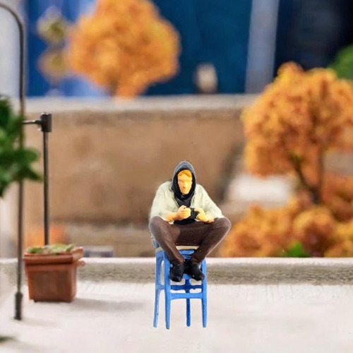 Conjunto De Figuras De Hombres En Miniatura Para Azul