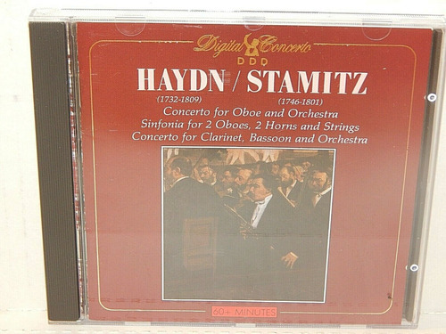 Haydn / Stamitz Cd Concierto Para Oboe Y Orchestra* Bélgica*