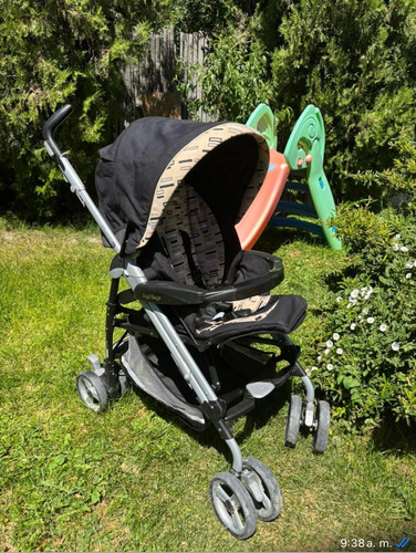 Cochecito De Paseo Perg Perego Pliko P3 Negro Marrón (Usado)