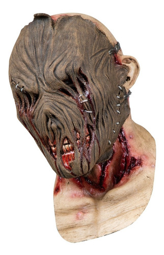 Imagen 1 de 1 de Máscara De Látex Zombie Scarecrow Espantapájaros Terror