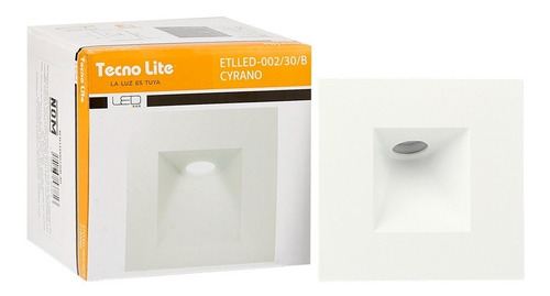 Imagen 2 de 7 de Lámpara De Cortesía Led Interior Blanca 3w Luz Cálida