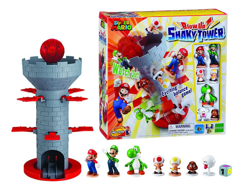 Super Mario Blow Up! Shaky Tower 7356 Para Niños