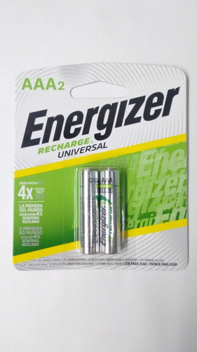 Imagen 2 de 3 de Combo Energizer Cargador Mini Con 2 Aa + 4 Aaa Recargables