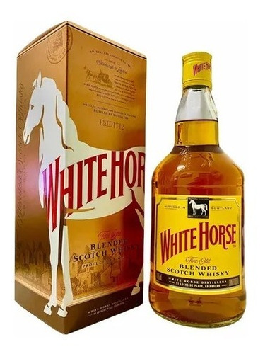 Whisky White Horse Cavalo Branco 1 Litro Kit 6 Unidades