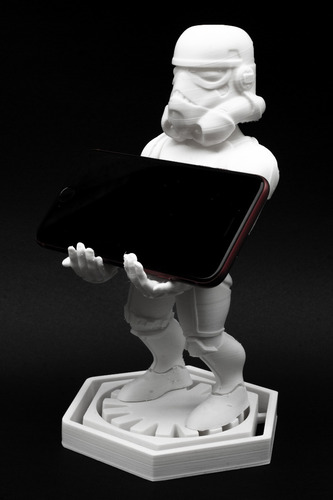 Box3d - Soporte De iPhone Celular Star Wars - Stormtrooper