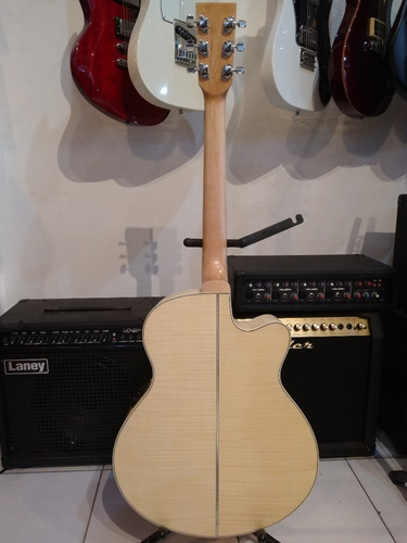 Imagen 9 de 10 de Guitarra Electroacústica Zurda Corte Midland Lw-436 Eq Joyo