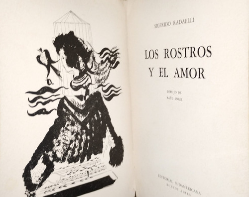 Los Rostros Y El Amor. Dibujo De Raul Soldi  Firmado Autor