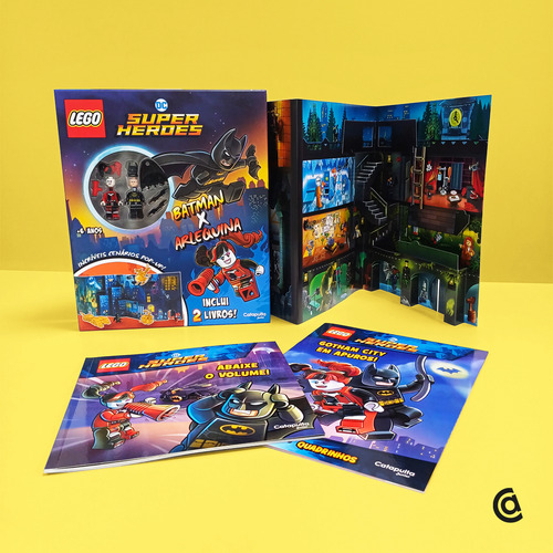 Lego: Super-heróis Dc. Batman Vs Arlequina, De Editores Da Catapulta. Lego Super Heróis, Vol. 2. Editorial Catapulta, Capa Dura, Edição 1 Em Português, 2024