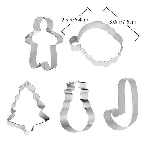 5 Moldes Para Galletas Para Hornear Galletas De Navidad.