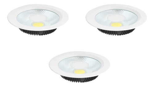 Focos Led Downlight 30w Panel Plafón Embutido 220v X3 U