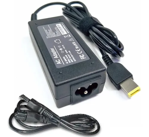 comprar Cargador Lenovo 20v 4.5a X1 Carbon Pta Cuadrada Rectangular