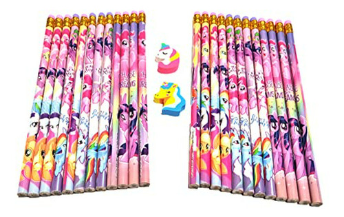 Set Lápices My Little Pony Madera - 24 Unidades