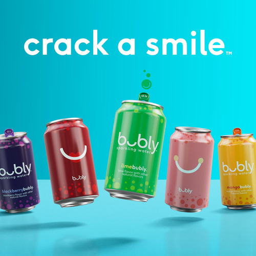Agua Con Gas Sabor Lima Latas De 355 Ml Paquete De 8