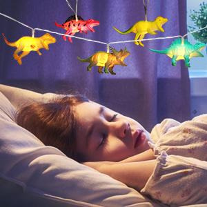 Guirnalda De Luces Led De 2 Metros Y 10 Cadenas De Dinosauri