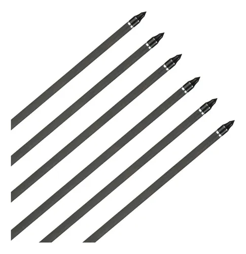 Flecha 32 Inch Carbon Punta Removible X 12 Violeta Blanco