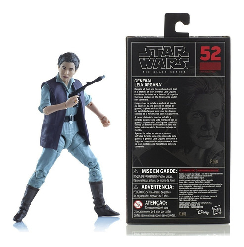Star Wars Figura De Acción Black Series General Leia Organa