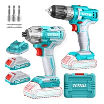 Comprar Combo Taladro Atornillador + Atornillador De Impacto 20v 