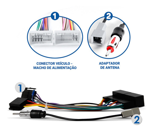 Kit Chicotsom Adaptador Elantra Veloster Cerato 11 A 16