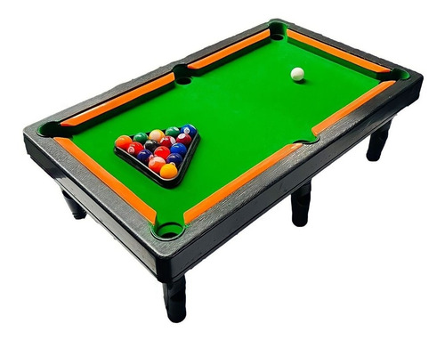 Mesa De Bilhar Real Sinuca Infantil Portátil Kit Completo