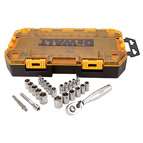 Set Matraca Y Dados 1/4 Dewalt 25pzas Dwmt73805