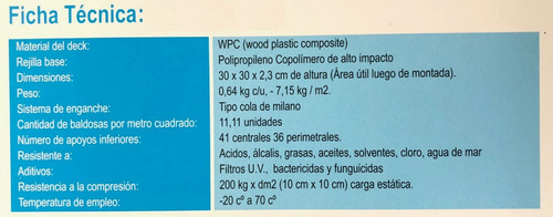 Baldosa Cuadrada - Decodeck