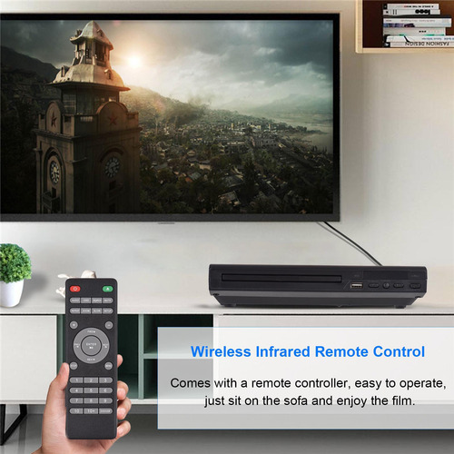 Reproductor De Dvd Home Cd Multimedia Digital Av Dvd-225