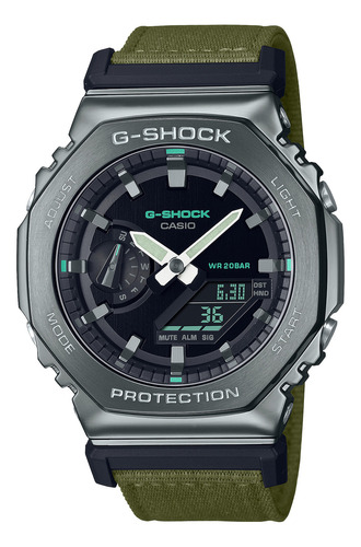 Reloj G-shock Gm-2100cb-3acr Correa Verde