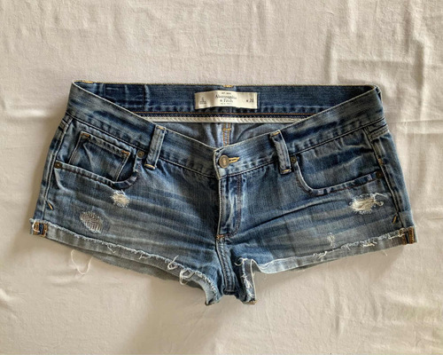 Abercrombie. Divino Short Jean Mujer. Talle 28