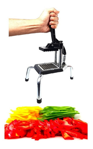 Imagem 3 de 5 de Fatiador Manual Cortador De Legumes Cabrita Batata Palito