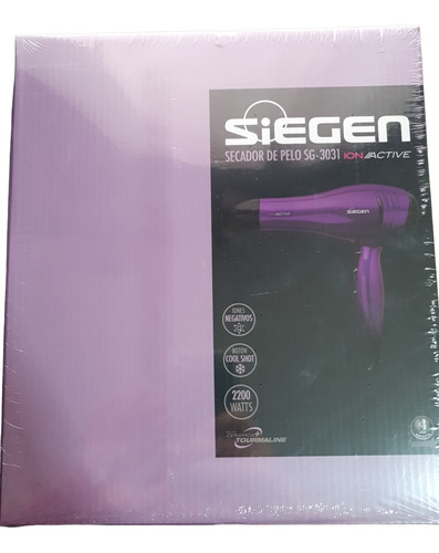 Secador De Pelo Siegen Sg-3031 Ion Active 2200w 