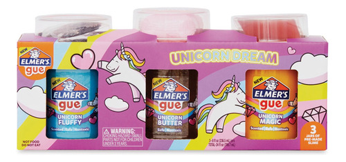 Elmers Unicorn 8oz 3ct Premade