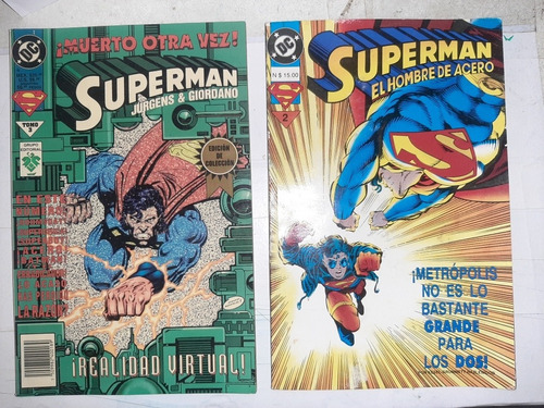 Comics Superman Muerto Y Metropolis 90s Vintage 