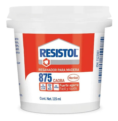 Resanador Para Madera Resistol 875 Caoba 115ml